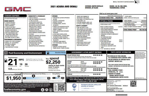 2021 GMC Acadia Denali