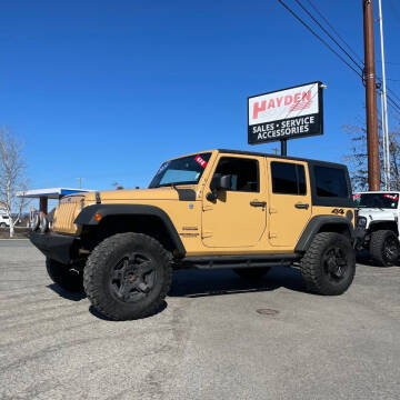 2014 Jeep Wrangler Unlimited for sale at Hayden Cars in Coeur D Alene ID