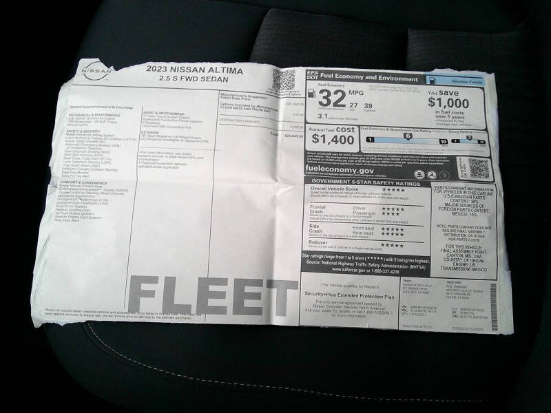 2023 Nissan Altima 2.5 S