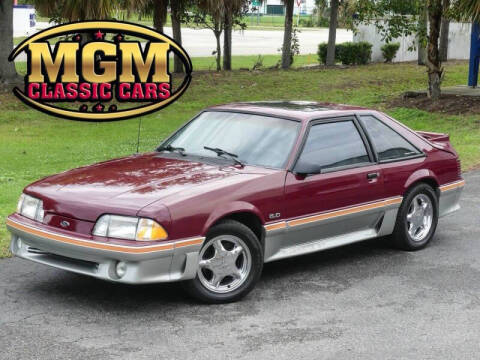 1988 Ford Mustang for sale at MGM CLASSIC CARS in Addison IL