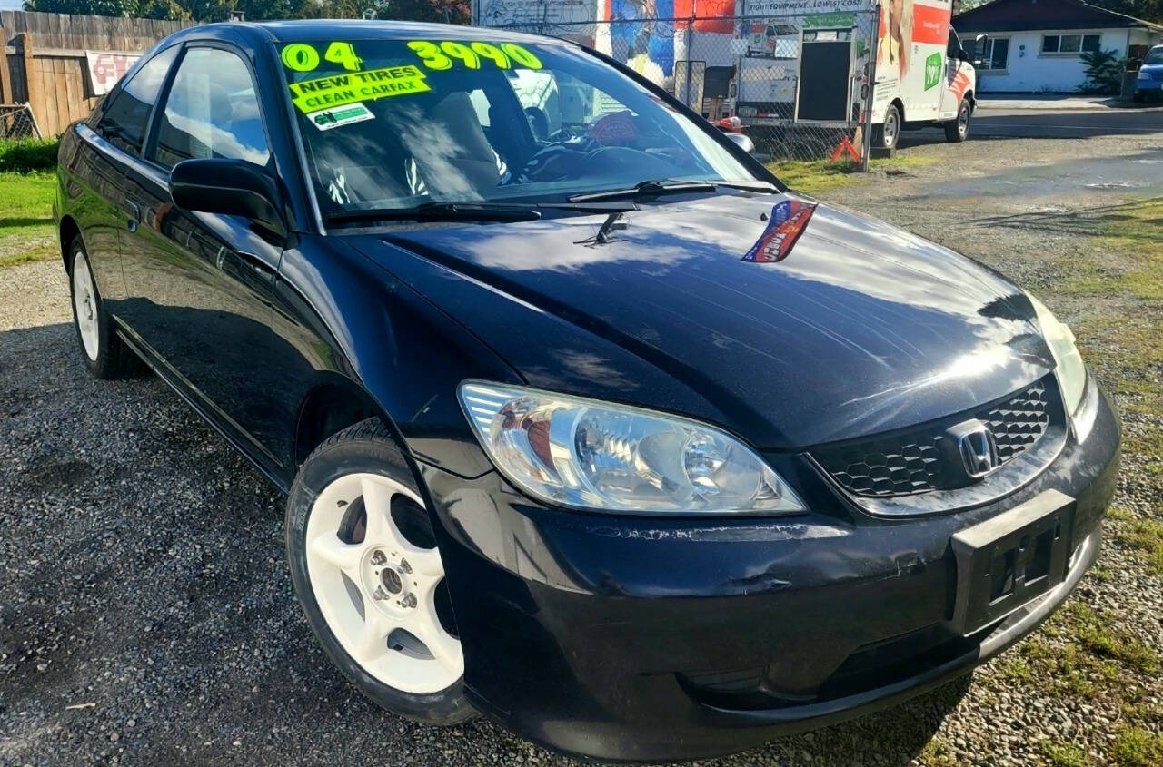 2004 Honda Civic for sale at Aldridge Auto's Sales & Repair in University Place, WA