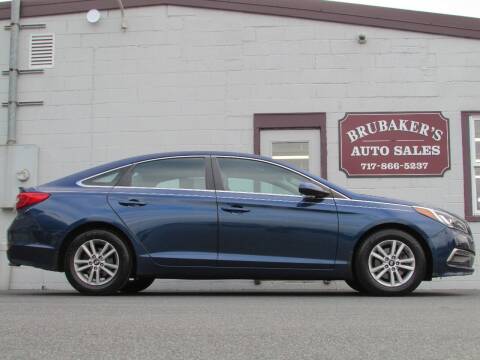 2015 Hyundai Sonata for sale at Brubakers Auto Sales in Myerstown PA
