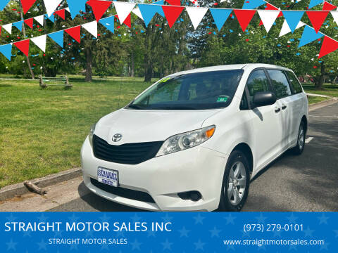 2012 Toyota Sienna for sale at STRAIGHT MOTOR SALES INC in Paterson NJ