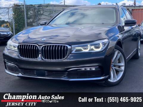 2016 BMW 7 Series for sale at CHAMPION AUTO SALES OF JERSEY CITY in Jersey City NJ