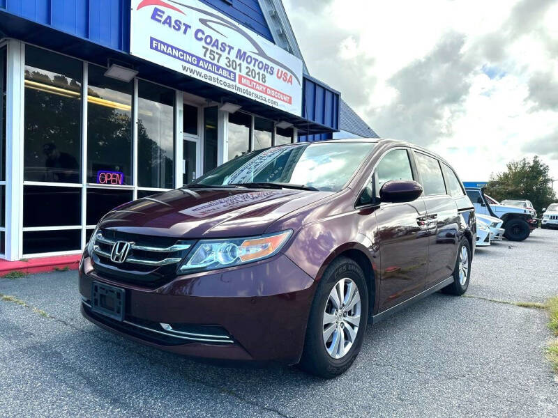 2015 Honda Odyssey for sale at East Coast Motors USA in Virginia Beach VA