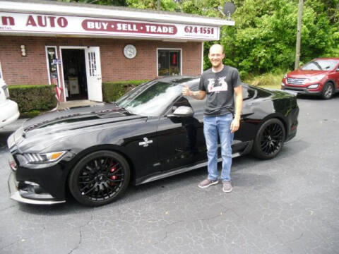 2015 Ford Mustang for sale at HOGSTEN AUTO WHOLESALE in Ocala FL