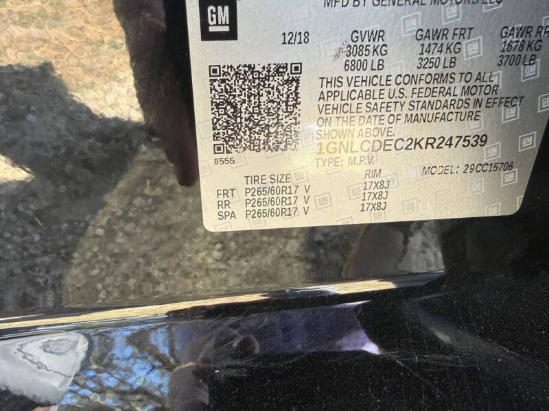 2019 Chevrolet Tahoe Police