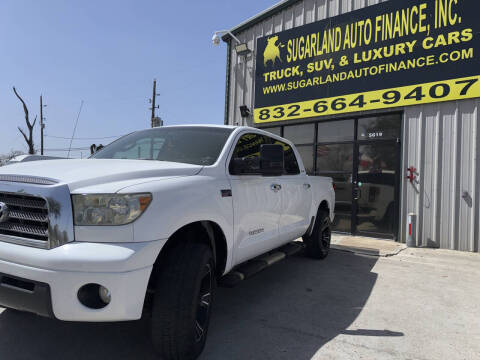2007 Toyota Tundra for sale at Sugarland Auto Finance in Houston TX