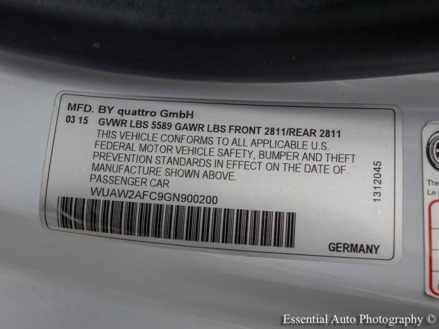 2016 Audi RS 7 4.0T quattro Prestige