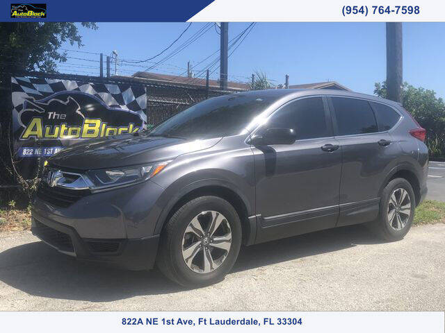 2019 Honda CR-V for sale at The Autoblock in Fort Lauderdale FL