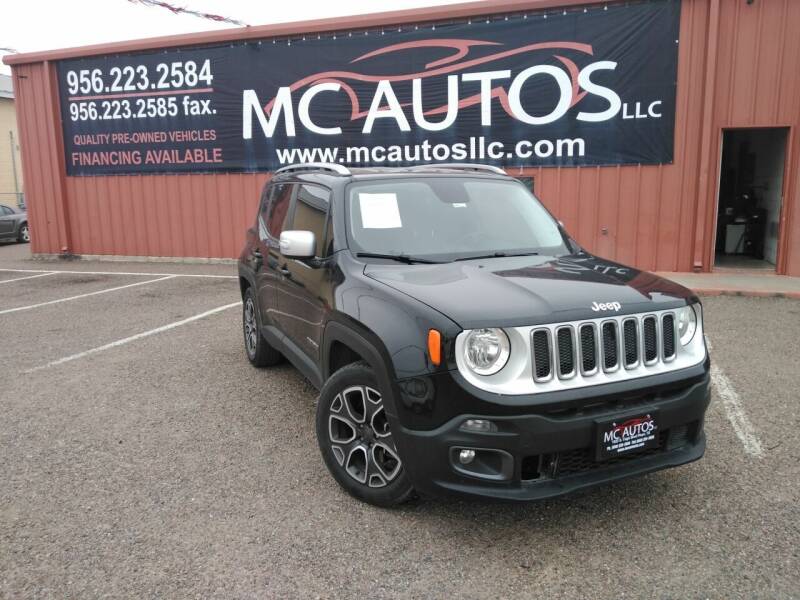 2016 Jeep Renegade for sale at MC Autos LLC in Pharr TX