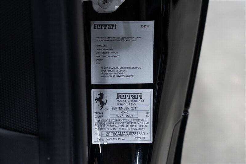 2018 Ferrari 488 Spider