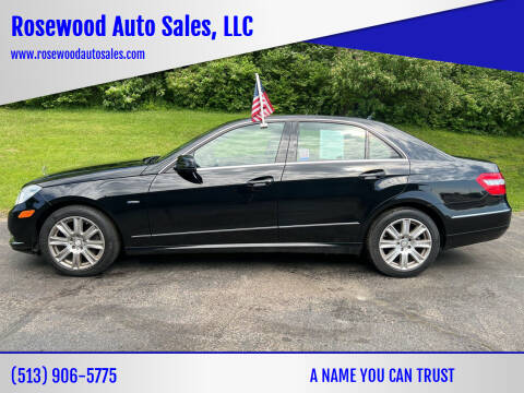 2012 Mercedes-Benz E-Class for sale at Rosewood Auto Sales, LLC in Hamilton OH