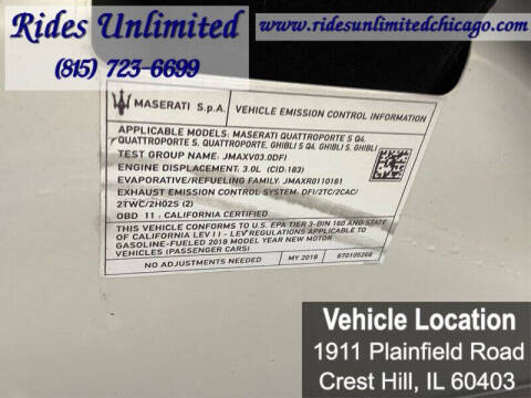 2018 Maserati Ghibli