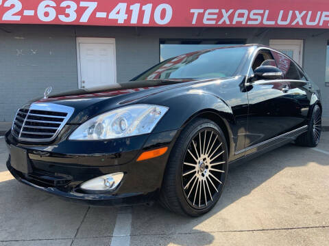 2008 Mercedes-Benz S-Class for sale at Texas Luxury Auto in Cedar Hill TX