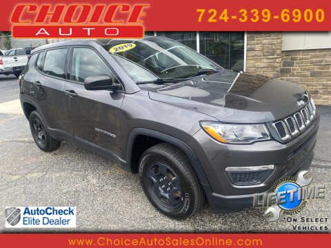 2019 Jeep Compass for sale at CHOICE AUTO SALES in Murrysville PA