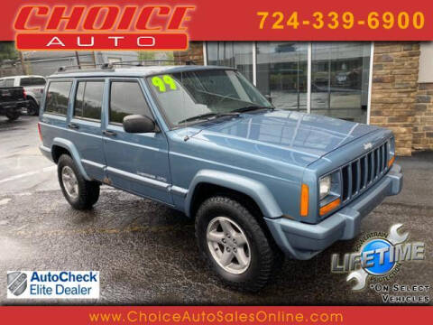1999 Jeep Cherokee for sale at CHOICE AUTO SALES in Murrysville PA