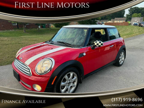 2007 MINI Cooper for sale at First Line Motors in Brownsburg IN