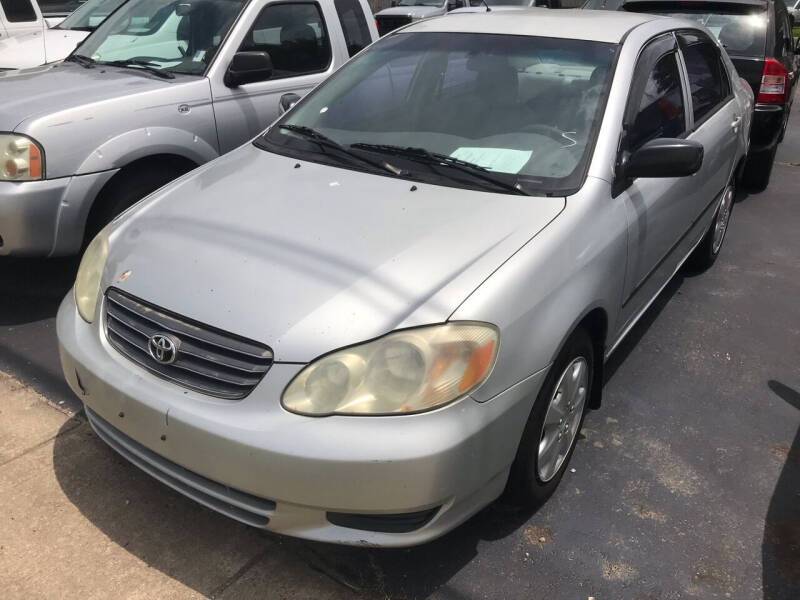 2003 Toyota Corolla for sale at Sartins Auto Sales in Dyersburg TN