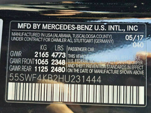 2017 Mercedes-Benz C-Class