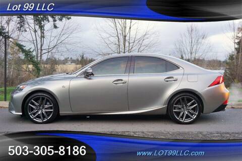 2015 Lexus IS 350 for sale at LOT 99 LLC in Milwaukie OR