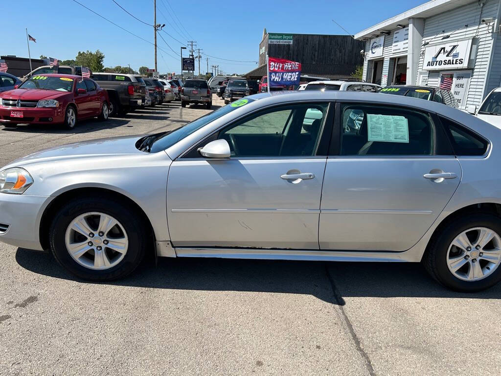 2012 Chevrolet Impala for sale at A to Z Auto Sales LLC in Appleton, WI