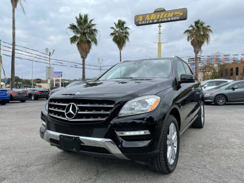 2012 Mercedes-Benz M-Class for sale at A MOTORS SALES AND FINANCE - 10110 West Loop 1604 N in San Antonio TX