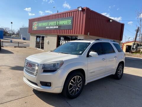 2014 GMC Acadia for sale at Southwest Sports & Imports in Oklahoma City OK