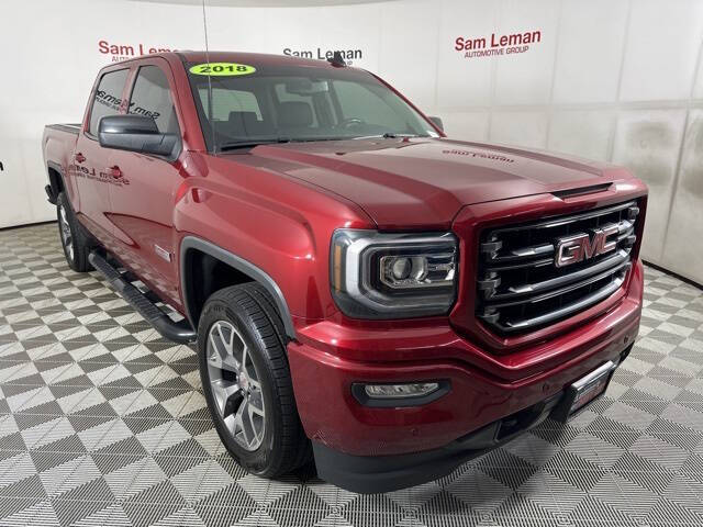 Used 2018 GMC Sierra 1500 SLT with VIN 3GTU2NEC0JG245163 for sale in Bloomington, IL