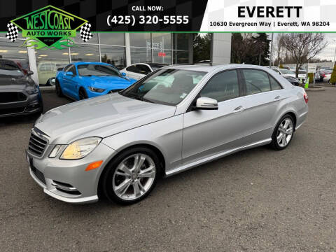 2013 Mercedes-Benz E-Class for sale at West Coast AutoWorks in Everett WA