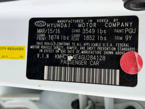 2016 Hyundai Accent SE