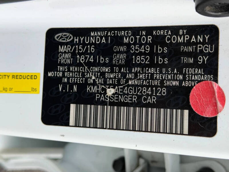 2016 Hyundai Accent SE