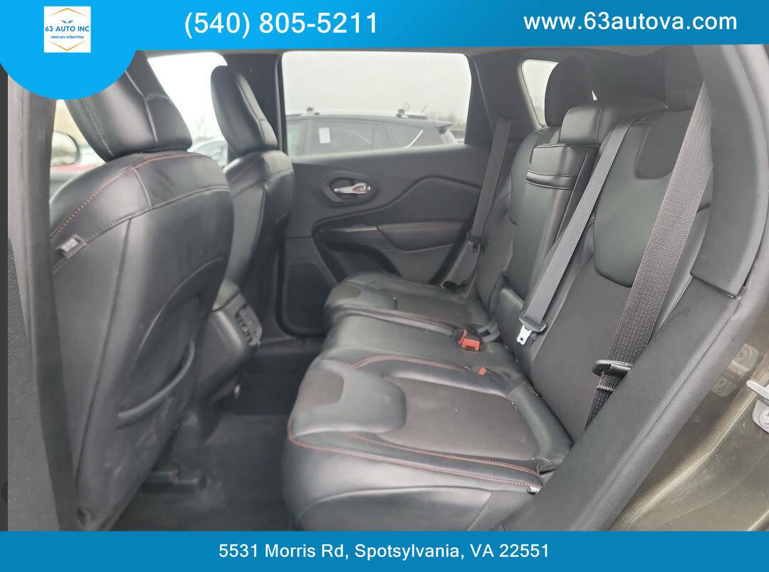 2014 Jeep Cherokee for sale at 63 Auto Inc in Spotsylvania, VA