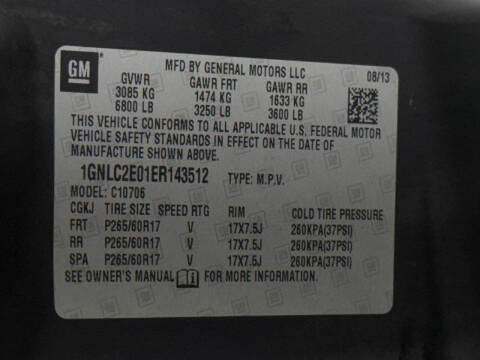 2014 Chevrolet Tahoe Police