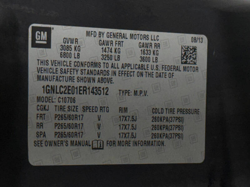 2014 Chevrolet Tahoe Police