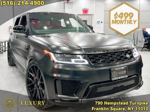 2018 Land Rover Range Rover Sport for sale at LUXURY MOTOR CLUB in Franklin Square NY