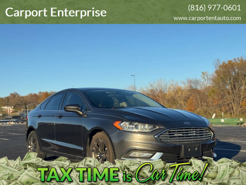 2018 Ford Fusion for sale at Carport Enterprise - 6420 State Ave in Kansas City KS