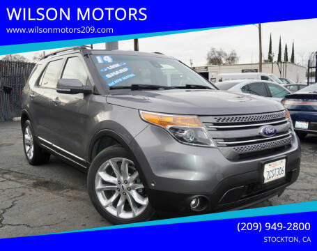 2014 Ford Explorer for sale at WILSON MOTORS in Stockton CA