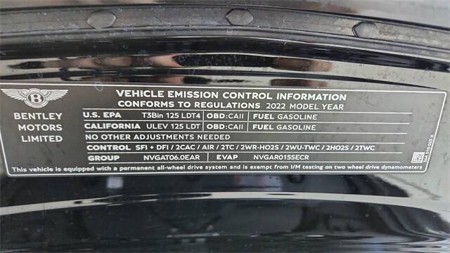2022 Bentley Bentayga Speed