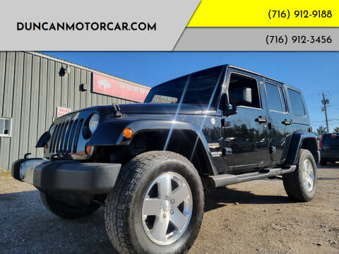 2009 Jeep Wrangler Unlimited for sale at DuncanMotorcar.com in Buffalo NY