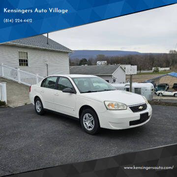 2007 Chevrolet Malibu for sale at Kensingers Auto Village in Roaring Spring PA