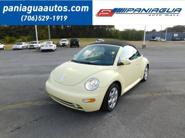 2003 Volkswagen New Beetle Convertible for sale at Paniagua Auto Mall in Dalton GA