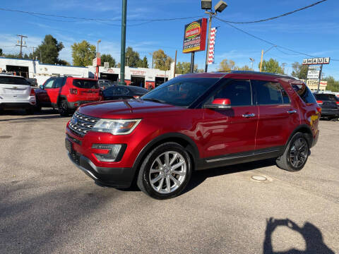 2016 Ford Explorer for sale at FUTURES FINANCING INC. in Denver CO