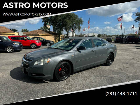 2008 Chevrolet Malibu for sale at ASTRO MOTORS in Houston TX