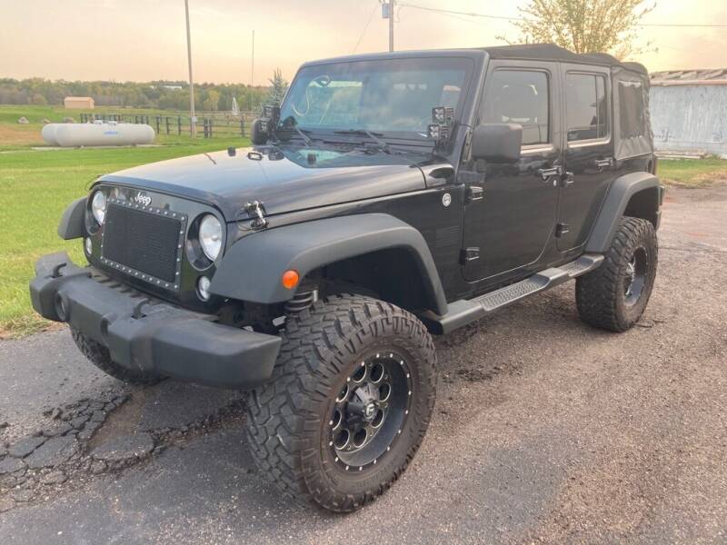 2014 Jeep Wrangler Unlimited for sale at Green Valley Sales & Leasing in Jordan MN
