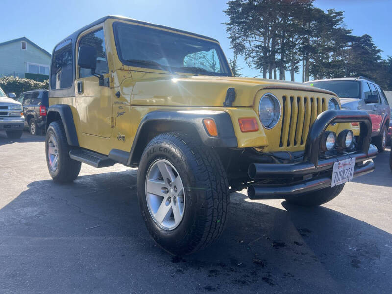 Used 2001 Jeep Wrangler SPORT with VIN 1J4FA49S41P313185 for sale in Marina, CA