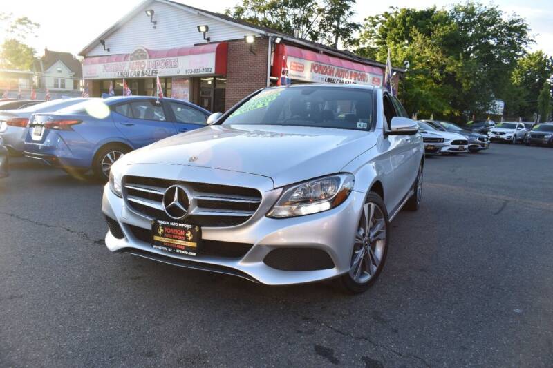 2018 Mercedes-Benz C-Class for sale at Foreign Auto Imports in Irvington NJ