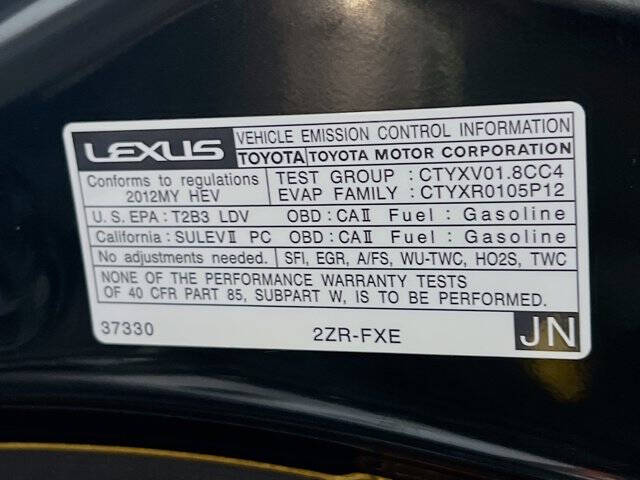 2012 Lexus CT 200h Premium