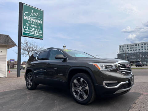 2019 GMC Acadia for sale at Jon's Auto in Marquette MI