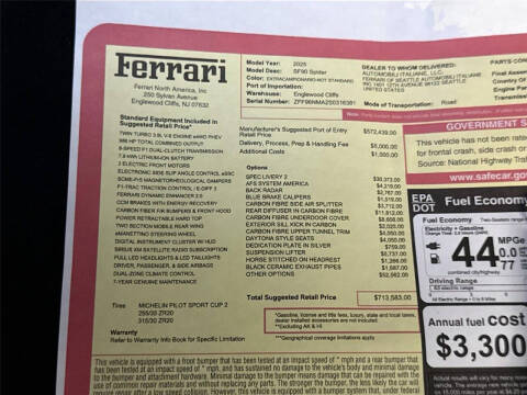 2025 Ferrari SF90 Spider